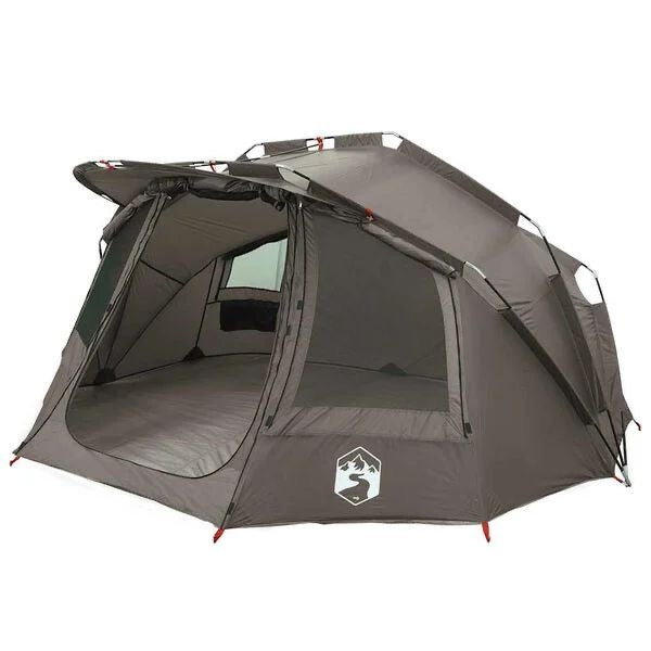 5 Personen Angelzelt Outdoor Zelt Camping Grau