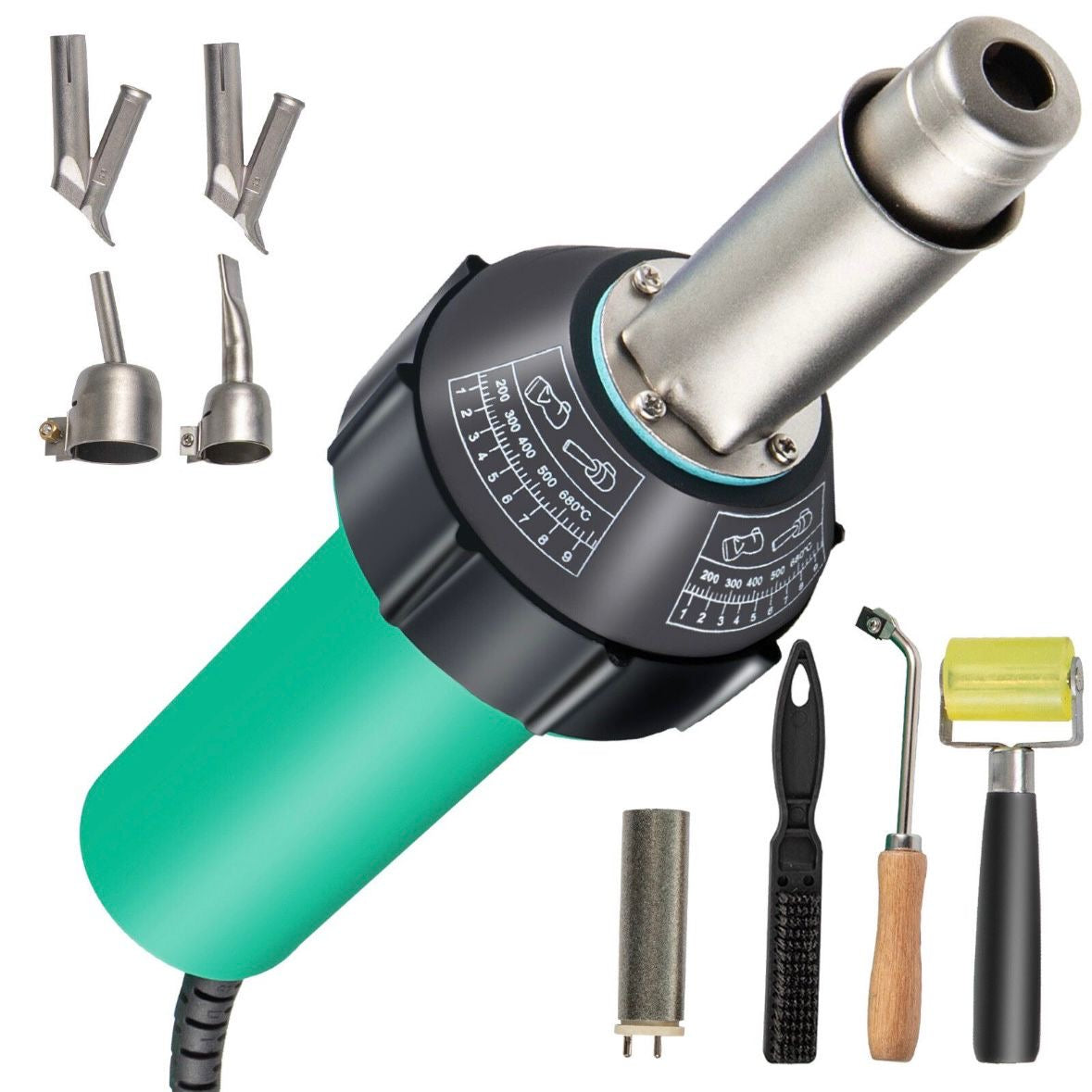 1600W Kunststoff Schweißgerät Heißluftpistole PP/PVC/PE