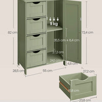 Badezimmerschrank Beistellschrank Schrank Bad Möbel