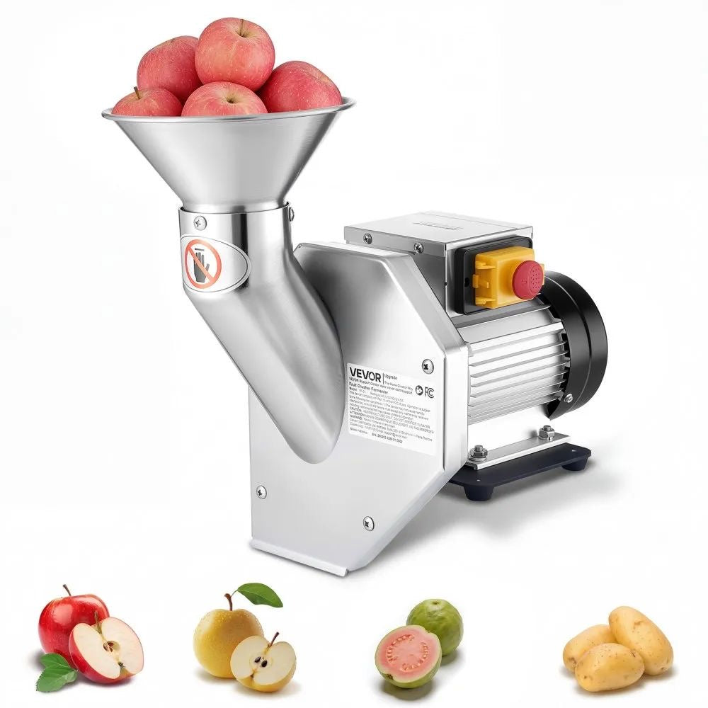 Obstmühle Äpfel 550W Obsthäcksler Obstzerkleinerer Häcksler Mühle