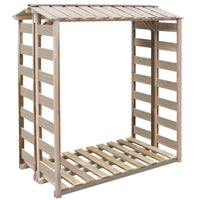Feuerholz Lager Schuppen Holzunterstand Kaminholzregal Brennholzregal