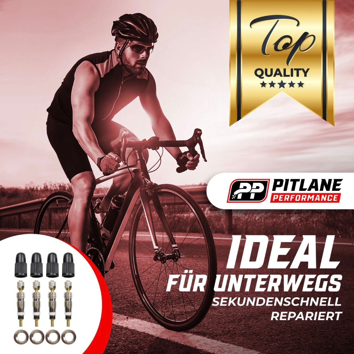 18tlg Fahrrad Ventil Reperaturset Ersatzventile Ventileinsatz