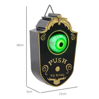 Halloween Deko Türglocke Horror-Auge Geräuschsensor Touchsensor Beweglich