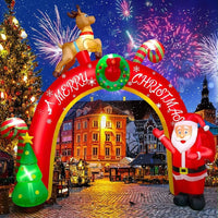 Aufblasbare Weihnachtsdekoration XXL 305cm LED Beleuchtet Weihnachtsmann