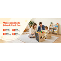 Kindersitzgruppe Tisch Stuhl Holz Tafel Stauraum 1-5 Jahre