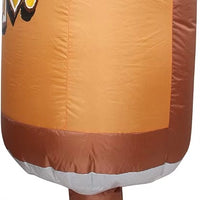 Halloween Aufblasbares Bier Kostüm Bierflasche Karneval Anzug