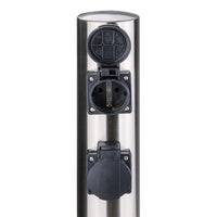 Gartensteckdosensäule Steckdosensäule Gartensteckdosen 4 Steckdosen