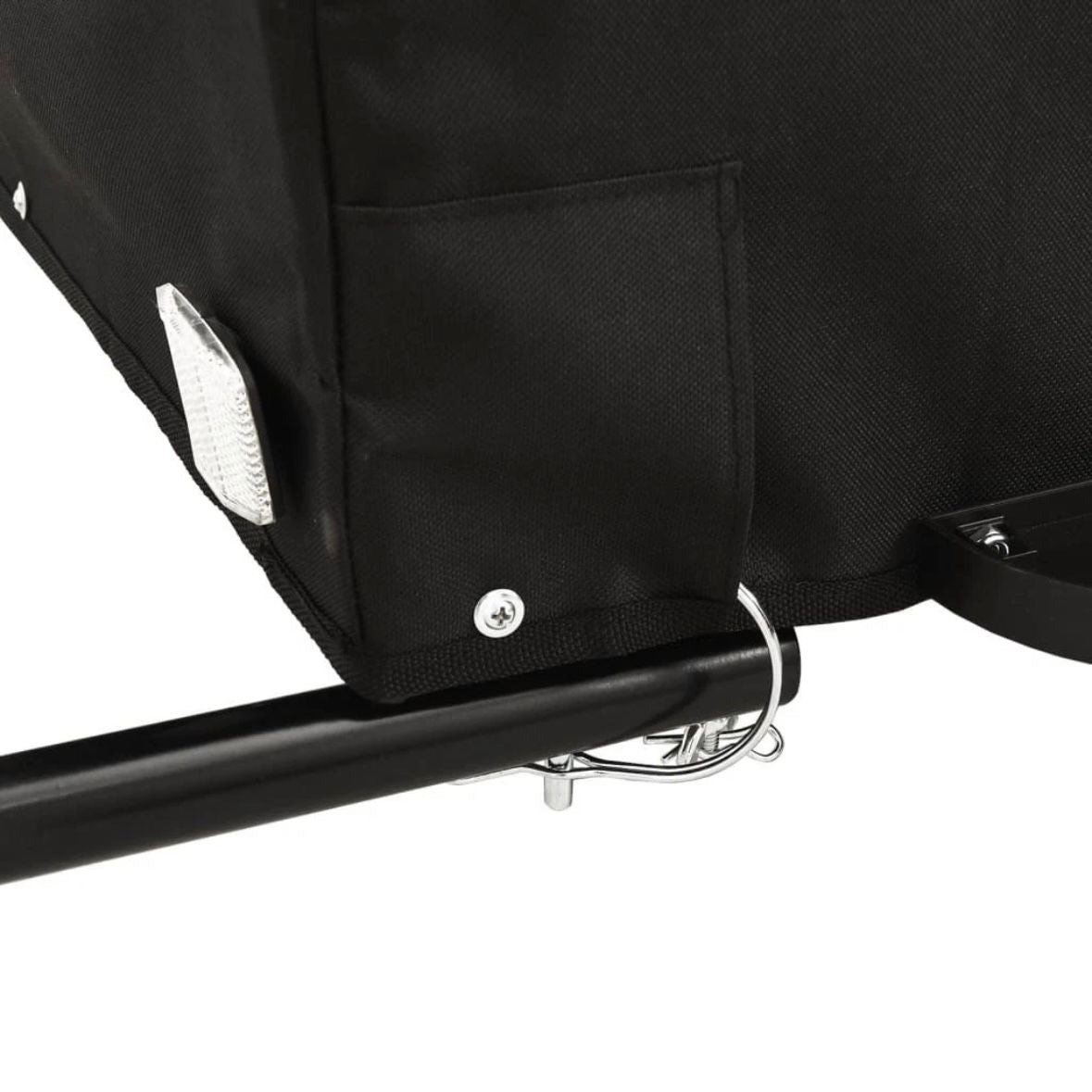 Fahrrad Transportanhänger Schwarz Anhänger Lastenanhänger Cargo Bike