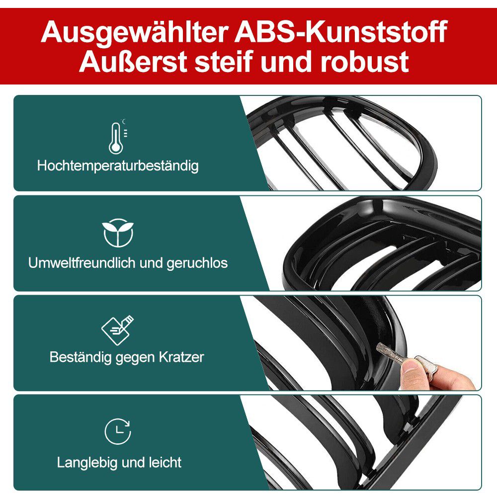 Kühlergrill Doppelsteg Nieren Grill 3er F30 F31 F35 Frontgrill