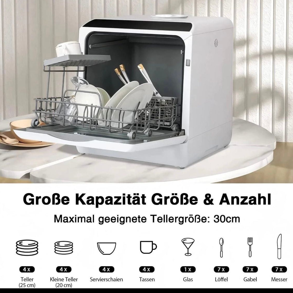 Mini Geschirrspüler 5L 43cm