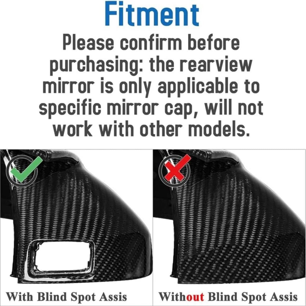 2x Schwarz Spiegelkappen für Audi A4 B9 8W S4 A5 F5 S5 2016-2024