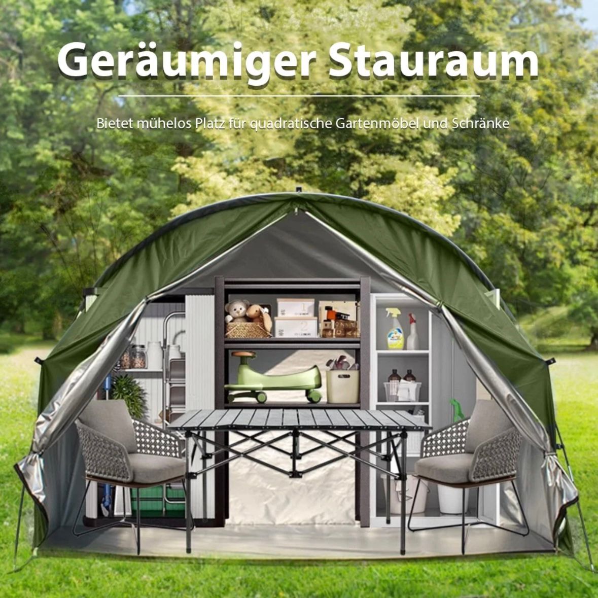 Fahrradzelt Fahrrad Garage Camping Vorrat Lagerzelt Garten