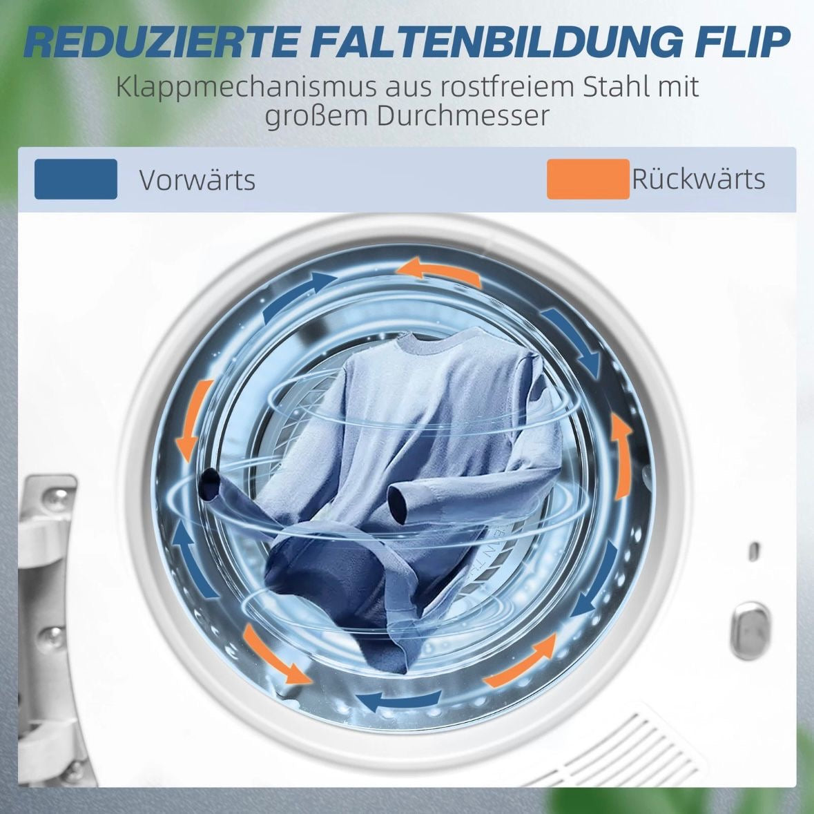 Mini Wäschetrockner mit 5 Programm Trockner