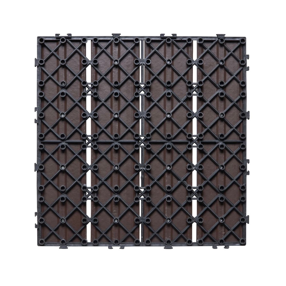 27x Klickfliesen für Terrasse Balkon 295x295mm Fliesen Boden