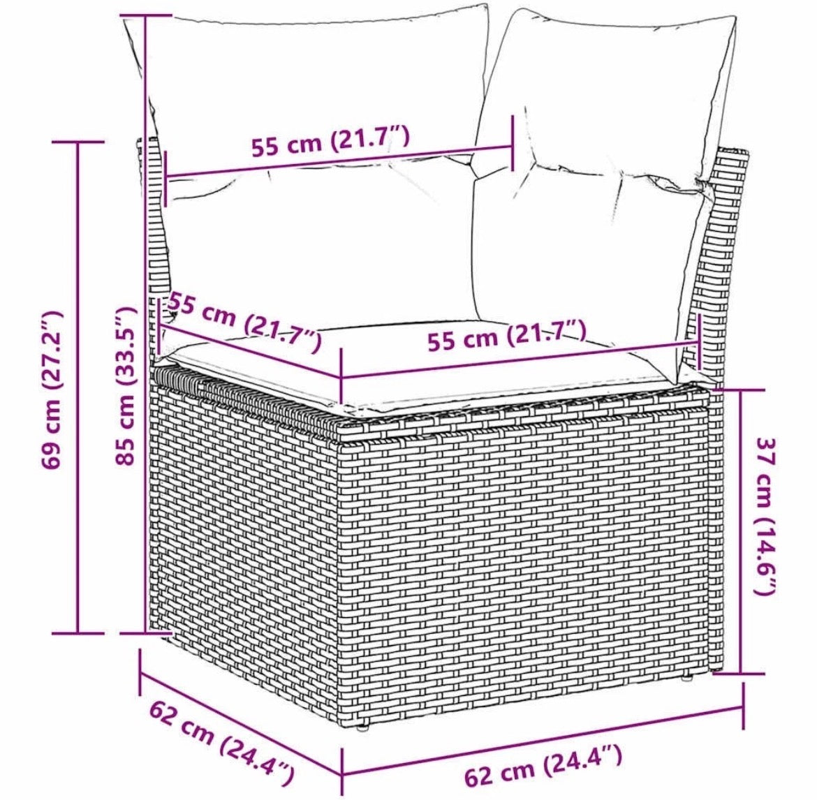 Gartenmöbelset Lounge Sofaset Sitzgruppe Gartenmöbel