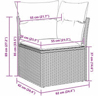 Gartenmöbelset Lounge Sofaset Sitzgruppe Gartenmöbel