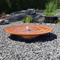 Design Springbrunnen Edelrost
Wasserschale Ø 120cm LED Brunnen