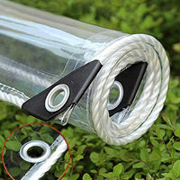 Wasserdichte Transparente Plane 3x4m Schutzplane Folie Klare