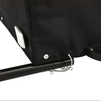 Fahrrad Transportanhänger Schwarz Anhänger Lastenanhänger Cargo Bike