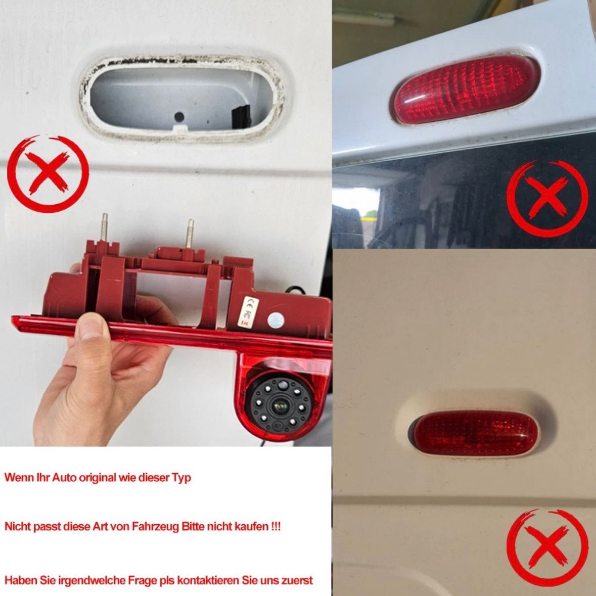 Bremsleuchte Rückfahrkamera für Opel Vivaro Renault MK3 Fiat Talento