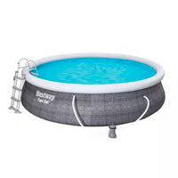 Garten Pool Set komplett Swimmingpool Schwimmbad Planschbecken 457x107cm