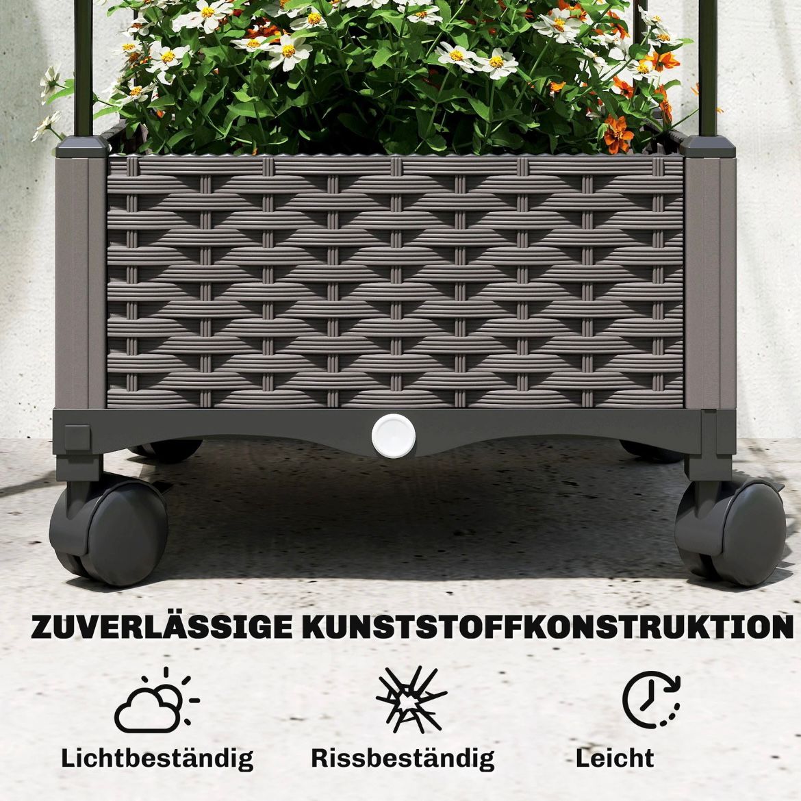 Hochbeet Blumenkasten Gartenbeet Pflanzenbeet Gartenpflege