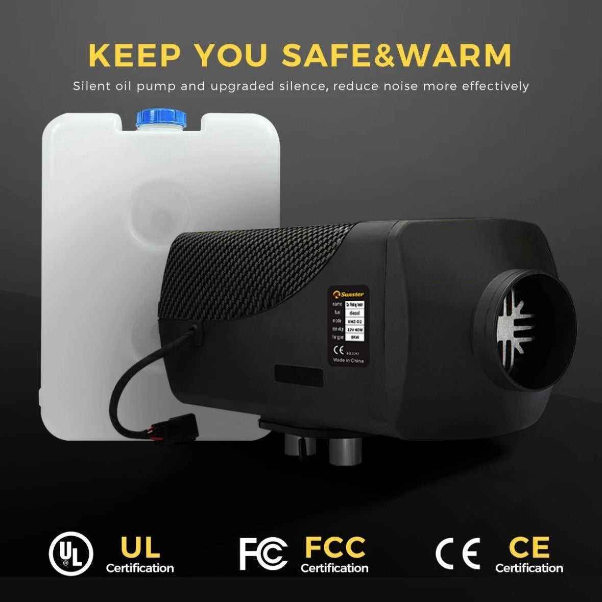 8KW Diesel Heizung Standheizung Lufterhitzer LCD Air Heater PKW 12V