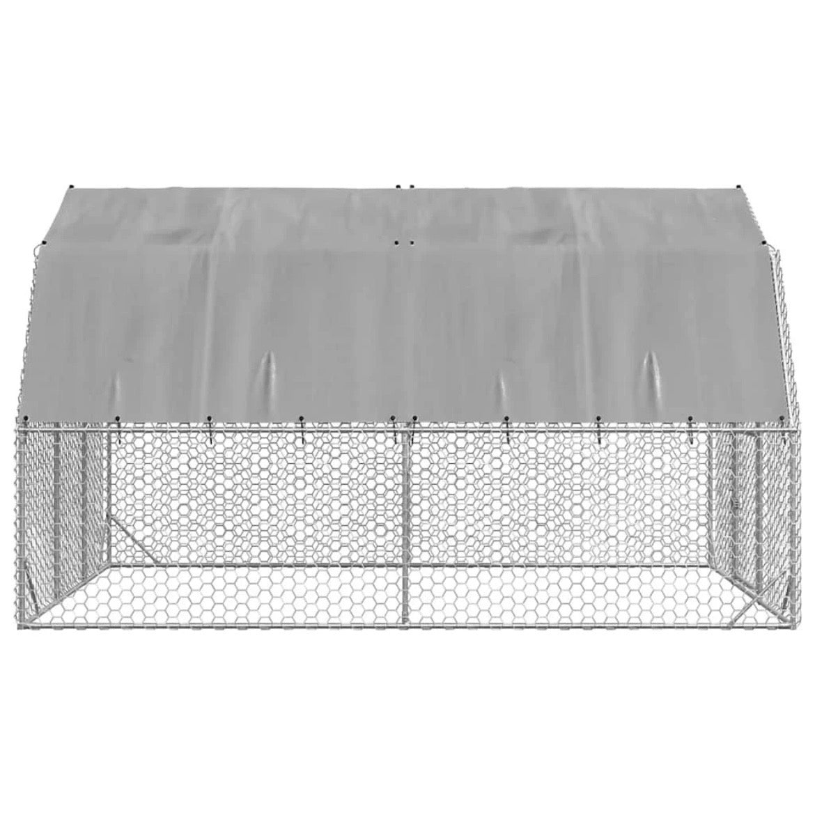 Hühnerkäfig Voliere Hühnerstall Gehege Outdoor 2,5×4×2,25m