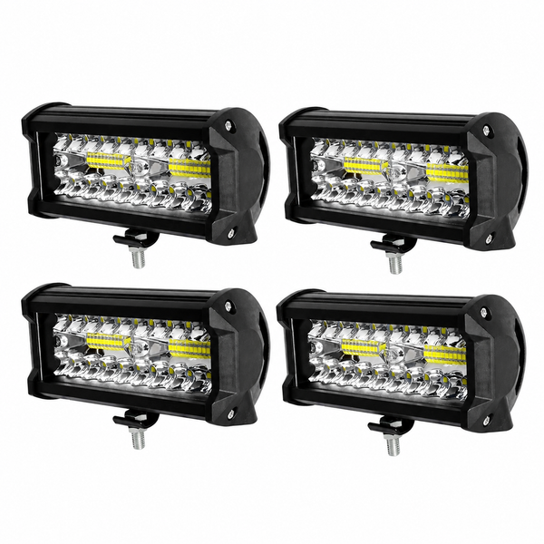 4x LED Arbeitsscheinwerfer Rückfahrscheinwerfer Scheinwerfer Auto KFZ 12V