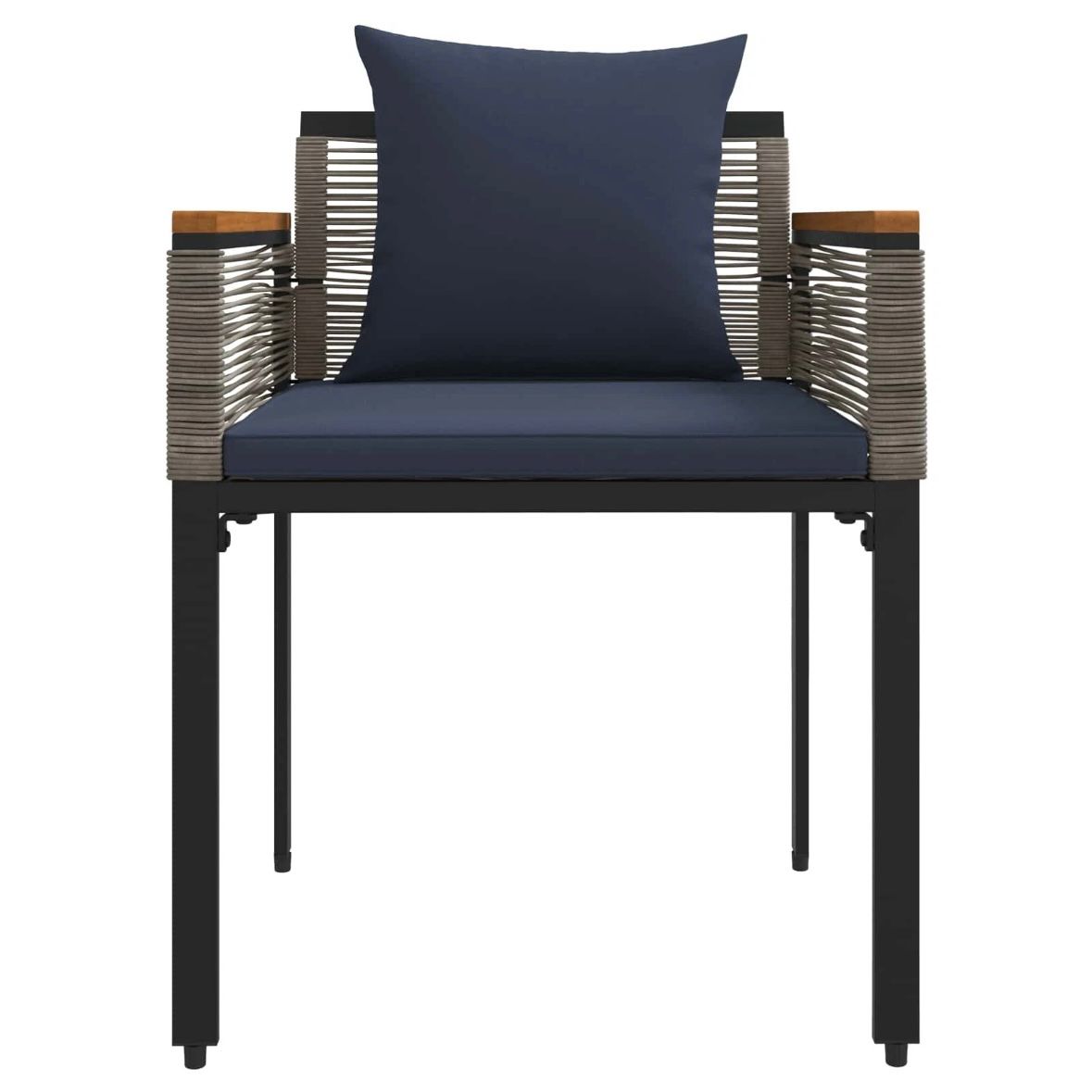 3tlg Gartenmöbel Set Poly Rattan Balkonmöbel Lounge Möbel