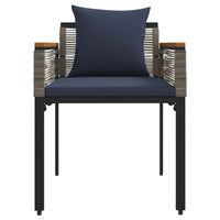 3tlg Gartenmöbel Set Poly Rattan Balkonmöbel Lounge Möbel
