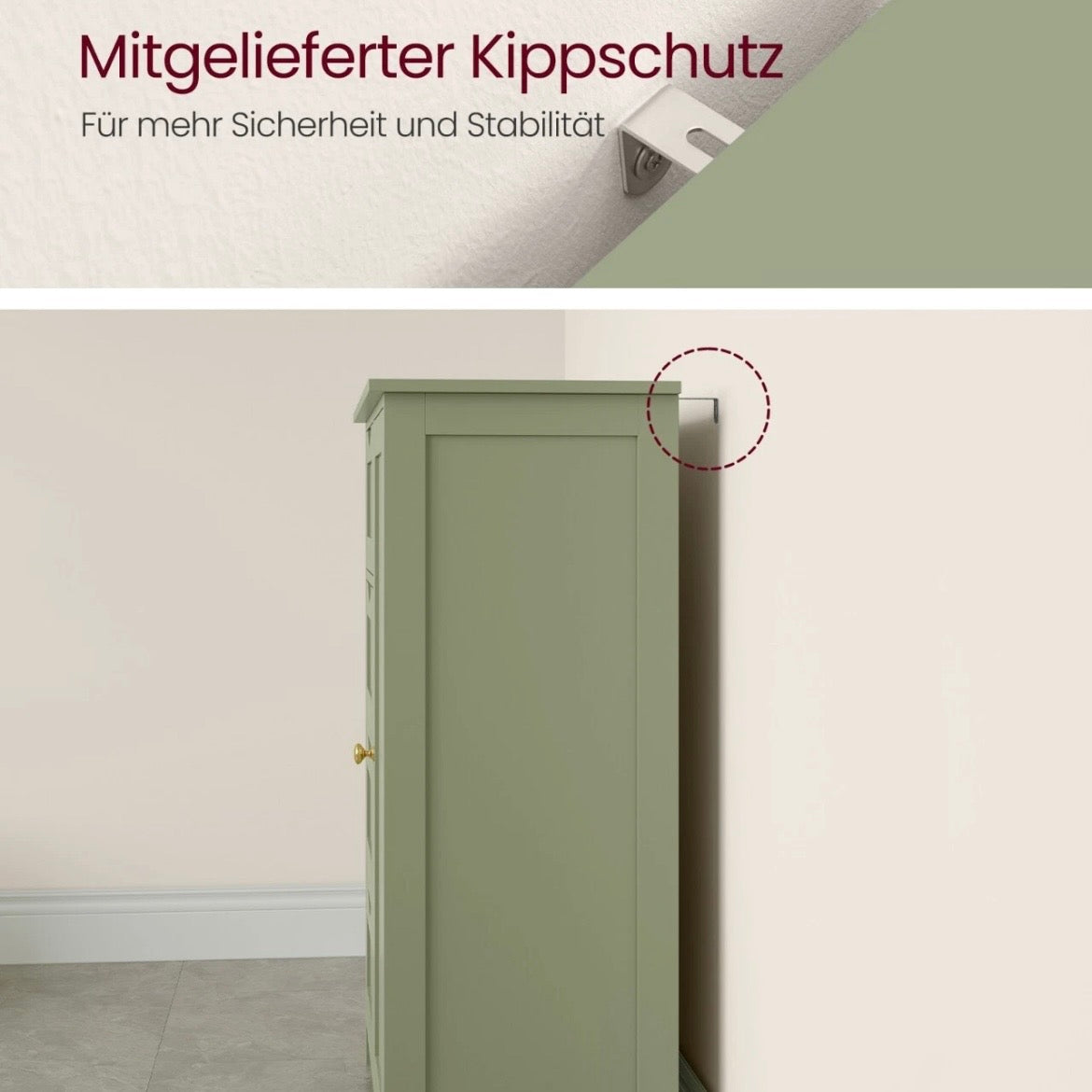 Badezimmerschrank Beistellschrank Schrank Bad Möbel