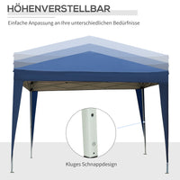 Pavillon 3x3m Pop-up Zelt Faltpavillon Pavillon Überdachung