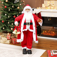 Weihnachtsmann 115cm Stehend Geschenk Weihnachtsglocke Indoor Dekofigur