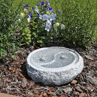 Granit Quellstein 50 cm Granitsäule Springbrunnen Gartenbrunnen