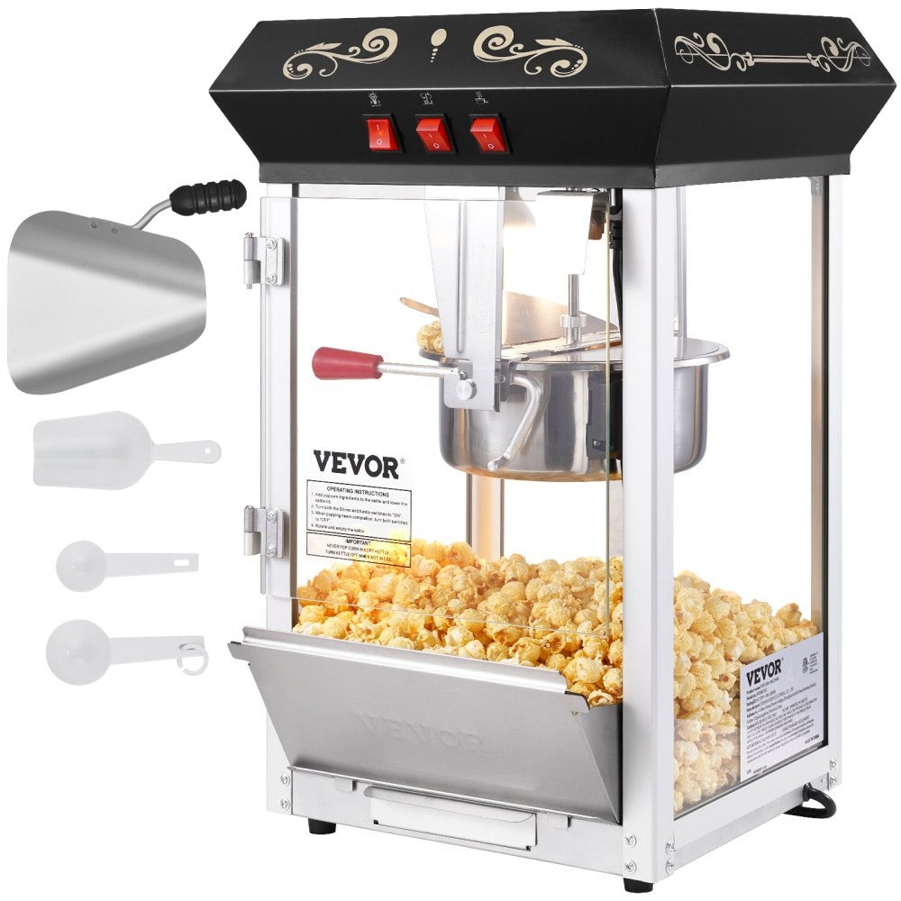 Popcornmaschine Popcorn 850W 8oz Kessel Popcornautomat