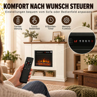 Elektrokamin Kaminsims 1800W Flammeneffekt Fernbedienung