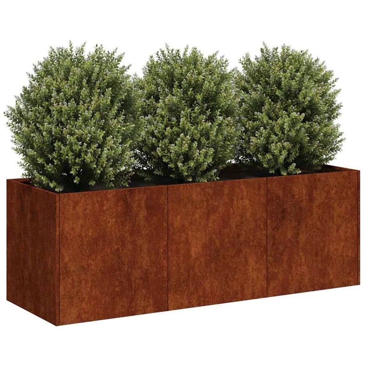 Pflanzkübel Hochbeet Blumenkasten Wetterfester Stahl Gartenbeet
