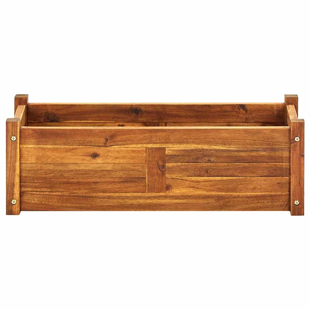 Hochbeet Holz Garten Pflanzkübel Blumenkasten Kräuterbeet 76x27x25cm