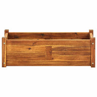 Hochbeet Holz Garten Pflanzkübel Blumenkasten Kräuterbeet 76x27x25cm