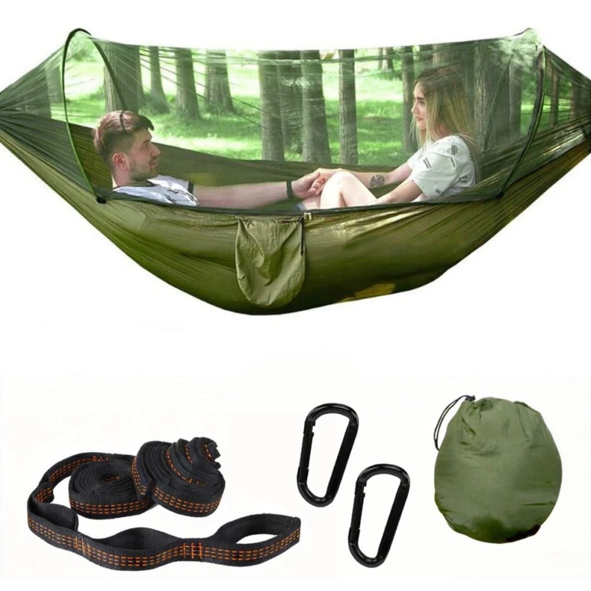 Camping Hängematte mit Moskitonetz Outdoor bis 300kg