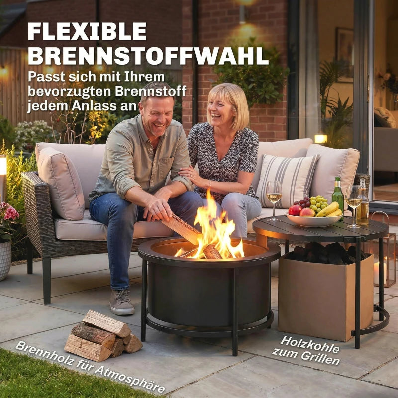Feuerschale Feuerstelle Tisch Heizen Outdoor