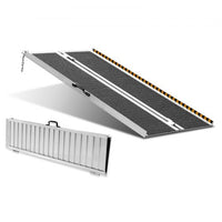 Rollstuhlrampe 121,8cm Klappbar Kfz Rollstuhl Rampe
