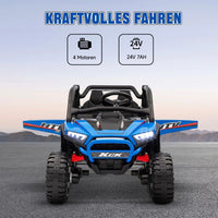 Elektro Kinderauto Geländewagen 2,4G Fernbedienung 5-7 km/h Auto