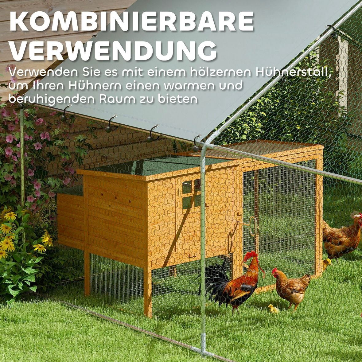 Hühnerstall Hühnergehege Gehege Stall Huhn Käfig