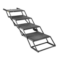 Hundetreppe Auto faltbar Einstiegshilfe Hundeleiter 4 Stufen 113kg