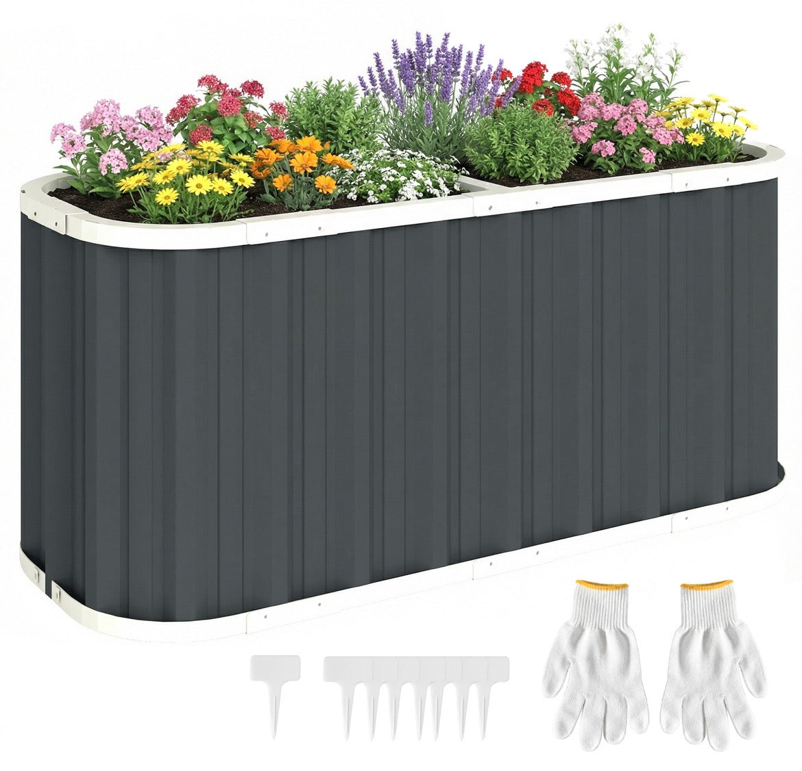Hochbeet Gartenbeet Pflanzenetiketten Frühbeet