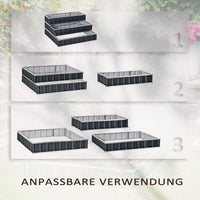 Hochbeet Stahl 3 stufige Gartenbeet