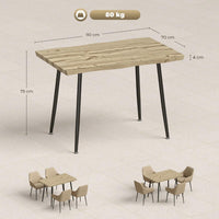 Esstisch 110x70cm Küchentisch 4 Personen
