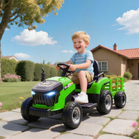 Elektrischer Kinder Traktor Anhänger 
Kinderfahrzeug Elektrotraktor